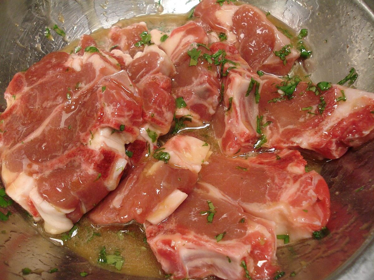 Goat chops